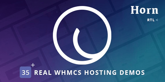 Horn - WHMCS Dashboard Hosting Theme